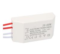 Dioche Convertidor de Voltaje de Transformador Electrónico de 220V a 12V con Caparazón Ultra Delgado, Controlador de Alimentación de 20-60W para Atenuación, Segmentación y Control Remoto