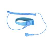 Dioche Correa de Muñeca a Prueba de Estática con Cable Largo y Alambre de Conexión a Tierra Extensible, Pulsera ESD Reutilizable para Electrónica, Azul, Acero Inoxidable y Cubierta PU (BLUE)