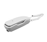 Dioche Cortelco Phone Teléfono de Pared con Funciones de Rellamada Al último Número, Silencio y Pausa - Sonido Claro, Protección de Privacidad, Fácil de Usar - Blanco (White)