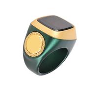 Dioche Counter Finger Digital Anillo Contador Inteligente de 18 Mm - Pantalla Digital con Recordatorio de Vibración, Alertas de Tiempo de Oración y Batería de Larga Duración Contar