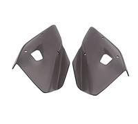 Dioche Cubierta Protectora Deflectora de Viento para Luz de Giro Lateral de Motocicleta con Soporte de Repuesto para R1200GS LC 2013-2019, R1250GS ADV LC 2018-2021 (gris ahumado)