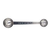 Dioche Cuchara Medidora de café de 15 Ml y 30 Ml Cucharas Medidoras de Acero Inoxidable de Doble Punta con gradientes: Herramienta de Medición Precisa para Cocinas Domésticas