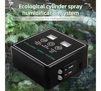 Dioche de Pulverización Inteligente para Reptiles con Controlador de Pantalla Táctil, Pulverizador Automático para Reptiles con Temporizador, Boquillas de Nebulización Ajustables de 360° de bajo