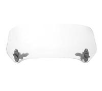 Dioche Deflector de Parabrisas de Motocicleta Parabrisas Universal Modificado para Motocicleta, Transparente para Varias Motocicletas, Ajustable, Alto Rendimiento (Estilo pequeño transparente)