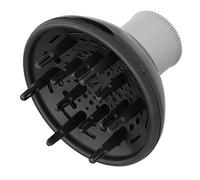 Dioche Difusor de Secador de Pelo, Difusor de Soplador de Peluquería Negro para Cabello Rizado, con Salida de Aire Amplia, Distribución Uniforme del Calor