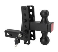 Dioche Enganche de Caída Ajustable Montaje de Bola de Enganche de Remolque Ajustable, Elevación de Caída de 6 Pulgadas, Enganches de Remolque de Alta Resistencia para Receptor de de 2 Pulgadas,