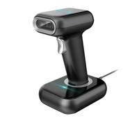 Dioche Escáner de Código de Barras Inalámbrico Escáner de Código de Barras de Alta Velocidad - Lector de Inalámbrico 1D/2D/QR con Cable USB - Ideal para Comercio Minorista, Biblioteca y Logística -