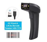 Dioche Escáner de Código de Barras Qr Este Escáner de Código de Barras Portátil USB Admite Lectura de Códigos de 1D/2D, No Requiere Instalación de Controladores y Es Compatible con Múltiples (1D
