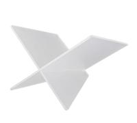 Dioche Estante de Exhibición de Acrílico para Libros, Soporte para Libros de Cocina y Recetas en Forma de X para una Fácil Visualización, Acrílico Transparente Duradero, Perfecto para Músicos y Uso