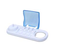Dioche Estuche para Cepillo de Dientes Eléctrico, Soporte Organizador para 4 Cabezales de Cepillo, 1 Cargador, 2 Cepillos de Dientes con Tapa, Compatible Recargable
