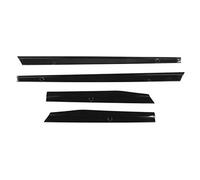 Dioche Extensiones de Faldón Lateral Divisores Winglet para RZ Fit para MK7 MK7.5 R 2013-2020 - Material ABS de Alta Calidad, Aerodinámica Mejorada y Fácil Instalación (negro brillante)