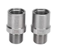 Dioche Extensor de Pedal Extensor de Pedal de Bicicleta Extendido Acero Inoxidable Espaciador de Extendido de Bicicleta de 20 Mm para Bicicletas de Montaña y de Carretera