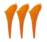 Dioche Filler Gasoline Juego de Embudos para el Cuello de 3 Piezas - Embudo Multiusos de 28 Cm para Gasolina, Aceite y Lubricantes - Embudo Automotriz Universal para Automóviles, Camiones y