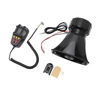 Dioche Función Altavoz Alarma de Emergencia Sirena Sirena 7 Sonidos Bocina de de Coche con Función de Grabación para 12V Camión Barco de Altavoces para Coche