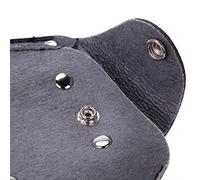 Dioche Funda de Cuero para Tijeras de Peluquero y Peluqueros con Cinturón de Hombro Desmontable para Peluqueros y Profesionales Cuero de PU Negro 21 X 17 X 5 Cm