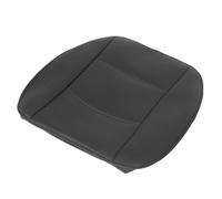 Dioche Funda de Repuesto Inferior de Piel Sintética para Asiento de Coche, Cojín de Repuesto para Asiento Delantero, Funda Protectora para Sedán de 4 Puertas, SUV, Color Negro (Black)