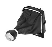 Dioche Gaiter Kit de Polaina con Perilla de de 6 Velocidades para 6 MK5 MK6 2005-2014 - ABS de Primera Calidad y Cuero PU, Fácil Instalación