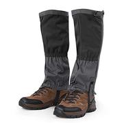 Dioche Gator Polainas De Escalada Impermeables Polainas Largas Polaina De Alpinismo Polainas Largas, Cubre Piernas Altamente Duradero, Ligeras, Polainas De Escalada, Trekking, Bicicletas (Negro)