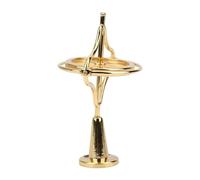 Dioche Giroscopio Giroscopio de Aleación para Aliviar el Estrés, Juguete para la Yema del Dedo, Juguete de Descompresión Antigravedad para Adultos, Atractivo Diseño Chapado en Oro
