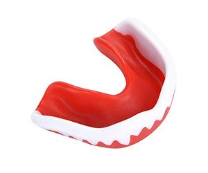 Dioche Goma Protectora de Dientes Profesional para Boxeo Karate Hecho de EVA Ambiental de Importación No Inofensivo Negro Rojo Verde Blanco Azul Opciones (Blanco y rojo)