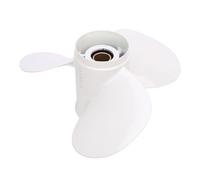 Dioche Hélice para Barco Hélice de Motor Fueraborda de Aleación de Aluminio Alto Rendimiento Tamaño 11 5/8x11 G para Motores de 40 a 60 Caballos de Fuerza Construcción Duradera de