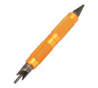 Dioche Herramientas Esenciales de Recarga para Construcción de Acero, Multiherramienta de Preparación de Cajas de Doble Extremo para Biselar, Desbarbar, Imprimación, Limpieza de