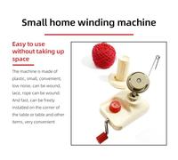 Dioche Hilo Enrollador de Hilo Kit de Enrollador de Bolas de de 28 Piezas - Incluye 10 Agujas de Tejer de Puntada, 10 Agujas de Plástico, 4 Fabricantes de Pompones, Tijeras y Tablas de Enrollar -