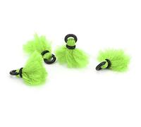 Dioche Indicadores de Pesca con Mosca Indicadores de Hilo de Pesca con Mosca - Paquete de 4 Flotadores de Anzuelo Livianos para Mejorar la Visibilidad del Golpe y un Fácil Ajuste (Green)