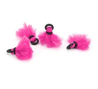 Dioche Indicadores de Pesca con Mosca Indicadores de Hilo de Pesca con Mosca - Paquete de 4 Flotadores de Anzuelo Livianos para Mejorar la Visibilidad del Golpe y un Fácil Ajuste (Pink)