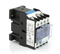 Dioche Industrial 48V Confiable CJX2-1210 Contactor de Montaje en Riel Contactor Eléctrico Industrial de 48V CA con Capacidad de Carga de 12A para Aplicaciones de Control de Energía (48VDC)