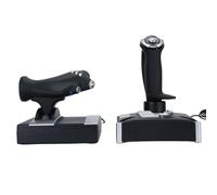 Dioche Joystick Control Flight Flight Simulación Joystick con Función de Vibración Compatible con Series XS 7 8 10 11 - Mejora el Control del Simulador de Vuelo con Diseño de Doble Palanca
