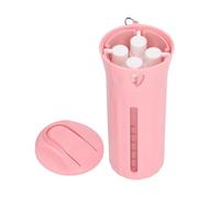 Dioche Juego de Botellas de Viaje 4 en 1, Contenedores de Artículos de Tocador Recargables Portátiles a Prueba de Fugas para champú, Acondicionador, Loción Corporal, Gel de Ducha de