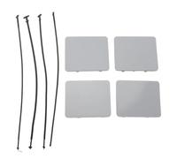 Dioche Juego de Enchufes de Panel Basculante de Falda Lateral, 4 Uds., para E320 E430 2106987030, Reemplazo de Embellecedor Basculante Delantero Izquierdo y Derecho