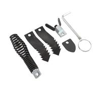 Dioche Juego de Limpiador de Drenaje, Juego de Cabezal Cortador de Limpiador de Drenaje para Cable de Serpiente de de 5/16 a 3/4 de Pulgada, Herramienta de Cabezal de Corte para Máquina de Dragado