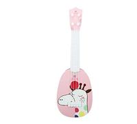Dioche Juguete para Niños Ukelele Guitarra Instrumento Musical Seguro Ambiental Plástico Durable Educación Temprana Niños Niñas Preescolares 36 X 11,5 Cm (Estilo 3)