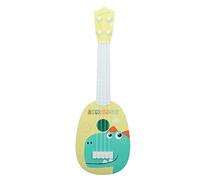 Dioche Juguete para Niños Ukelele Guitarra Instrumento Musical Seguro Ambiental Plástico Durable Educación Temprana Niños Niñas Preescolares 36 X 11,5 Cm (Tipo 4)