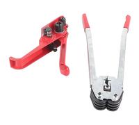 Dioche Katsu Duty Hand Juego de Herramientas Manuales para Tensor y Sellador de Correa de Plástico PP/PET - Herramienta de Flejado Manual Eficiente para Embalaje, Compatible con Correas de 12-19 Mm