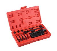 Dioche Kit de herramientas para cúter de remaches de cadena y remachadora, kit de reparación para motocicleta, 13 piezas