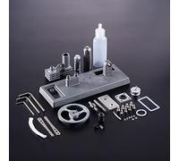 Dioche Kit de Motores Sterling Modelo de Motor Stirling de Aire Caliente - Juguete Educativo para Niños | Cabezal Calefactor Seguro de Acero Inoxidable | Generador de Energía de Aprendizaje Mecánico |