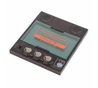 Dioche Lente de Soldadura Solar Automatizada Automática 2x4 con Atenuación LCD, Pantalla Ajustable DIN9-DIN13, Diseño, Versátil para Todos los Cascos de Soldadura, 133 X 114 Mm