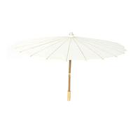 Dioche Librilla Blanca Clásica Parasol para Boda de Bricolaje Decoración de la Fiesta Nupcial de la Fiesta Prop 85.5 Cm con de Madera Maciza y Exquisita Nave Hecha a Mano (Diámetro aproximadamente