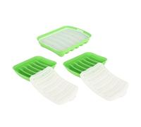 Dioche Longanisa Salchicha Salchicha PCS Hot Dogs Molde de Silicona - Herramienta para Hacer Jamón DIY para Salchichas Caseras Perfectas - Sin BPA, Apto para Lavavajillas, Multiusos (GREEN)