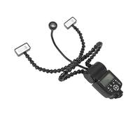 Dioche Macro Flash Macro El Flash de la Cámara Portátil K-808 Es una Herramienta de Iluminación Fotográfica Multifuncional de 3 Cabezales, Perfectamente Compatible con Cámaras DSLR, lo Que Mejora los