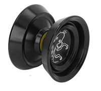 Dioche Magic Yo FYoYo Ball Juguete Avanzado de Aleación de Aluminio Que No Se Decolora para Competición con Guante y 3 Cuerdas Incluidas (Black)