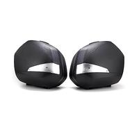 Dioche Maleta Lateral Universal para Motocicleta, Caja de Alforja Dura de 36 L Compatible con la Mayoría de Bicicletas y Cruceros con Diseño y Bloqueo Antirrobo (White)
