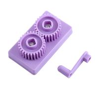 Dioche Máquina Prensadora de Papel para Quilling, Herramienta de Plástico para Manualidades, Suministros de Arte para Quilling, Fácil de Usar, Color Morado, Tamaño Compacto, 7x4x4,5