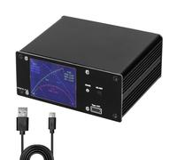 Dioche Medidor de Potencia de Onda Corta con Pantalla Táctil completa: Medidor de ROE Portátil con Medición de Banda Ancha de 0,4 MHz a 60 MHz, Configuraciones Personalizables y Alarma sobre ROE,