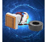 Dioche Medidor Digital Multifunción Pan de 80 Kvdc - AD112-22 FVAH, Probador de Hercios de Corriente de Voltaje de Pantalla de 3 Dígitos para Mediciones de CA (YELLOW)