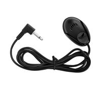Dioche Micrófono Radio de Coche Mini Micrófono de Coche de 3,5 Mm - ABS Duradero | Audio Omnidireccional | Compatible con Bluetooth | Instalación Flexible | Cable de 1,2 M