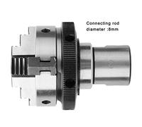 Dioche Mini Mandril de Torno M14*1 Biela de Mandril - Acero Inoxidable de Alta Calidad para Mini de Torno K01-50/63 K02-50/63 - Rendimiento de Precisión y Estabilidad (#2)